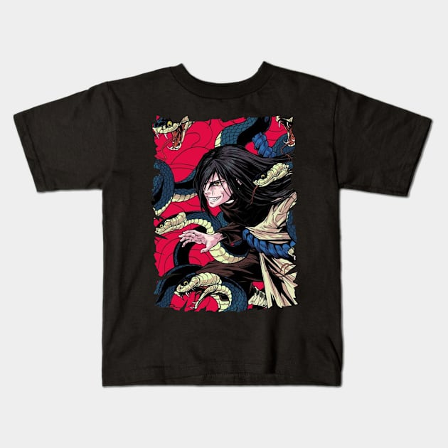 OROCHIMARU MERCH VTG Kids T-Shirt by funnymushroomz